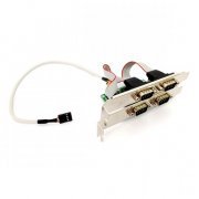 Comm5 Conversor USB Interno para 4 Seriais Converte 1 porta USB interna da Mother Board em 4 seriais RS232 DB9