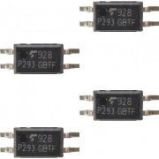 4x Fotoacoplador optico Toschiba P293 SMD 80V 50mA 100mW kit com 4 unidades