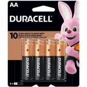 Duracell pilha alcalina AA 12 Blisters X 8 