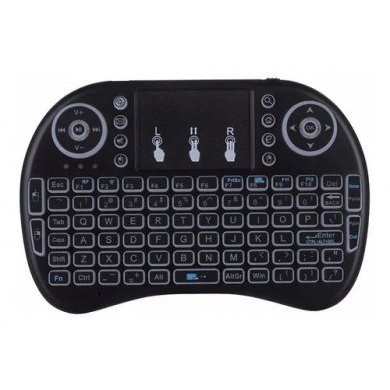 501324 Blacklit Mini Teclado e Mouse Wireless