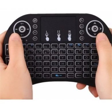 Blacklit Mini Teclado e Mouse Wireless