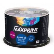 Maxprint DVD+R DL 8.5GB Dual Layer (50 unid) Midia Pr