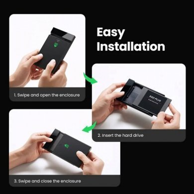 50743 Ugreen Case Externo HD 2.5 SATA 3 conector USB