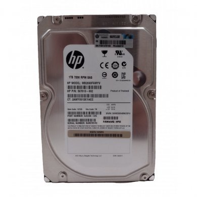 HP HD 1TB 6G SAS 7.2K rpm LFF 3.5 POL DP MIDLINE