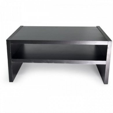 Stalo suporte para monitor com 2 prateleiras preto