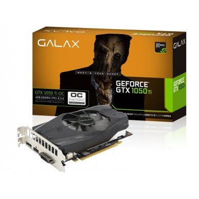 50IQH8DSN8OC Galax Placa de Video GTX1050 TI OC 4GB 128Bit