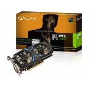 Galax Placa de Video GeForce GTX 1050TI EXOC 4GB DDR5 128 Bits 7008Mhz 768 CUDA Cores DVI HDMI DP GTX Performa