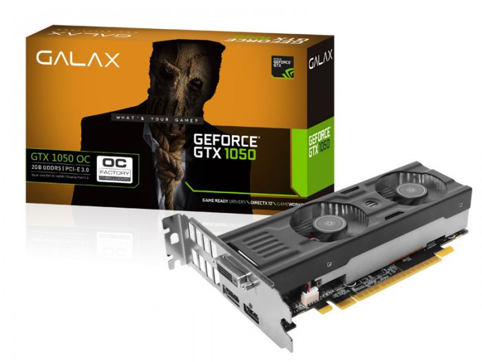50NPH8DSP2MN Galax Placa de video GTX1050 OC 2GB DDR5