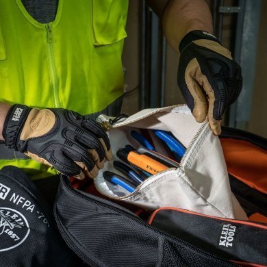 5139 Klein Tools Bolsa Utilitária em Lona 10 com ziper