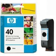 Cartucho de Tinta HP 40 Preto 42 ml - para Deskjet 1200 e Designjet 330, 350c, 430, 450c 455ca, 488ca, 650c Co