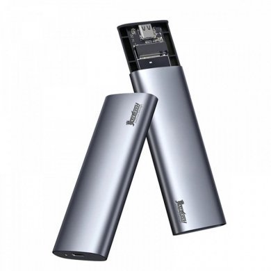 Case M.2 SATA NVMe para USB Tipo-C 10Gbps