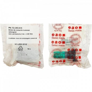 51-263.015 Botão de comando luminoso retangular