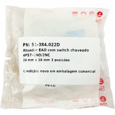51-384.022D Atuador EAO com switch chaveado 4PST-2NO/2NC
