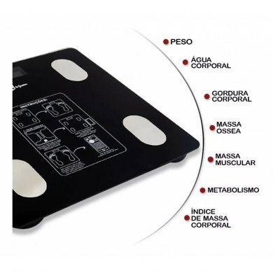 53522 Balança digital corporal bioimpedância bluetooth