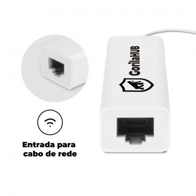 53FTN2HJ71 Gorila Shield Hub USB 3 Portas Tipo C