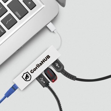 53FTN2HJ71 Gorila Shield Hub USB 3 Portas Tipo C