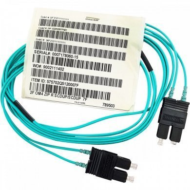 575702Q5120007F Corning cordão duplex OM4 SC-PC/SC-PC Uniboot 2.13m