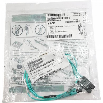 Corning cordão duplex OM4 SC-PC/LC-PC Uniboot 91cm