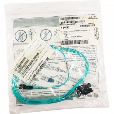 577902QD120006F Corning cordão duplex OM4 SC-PC/LC-PC Uniboot 1.82m