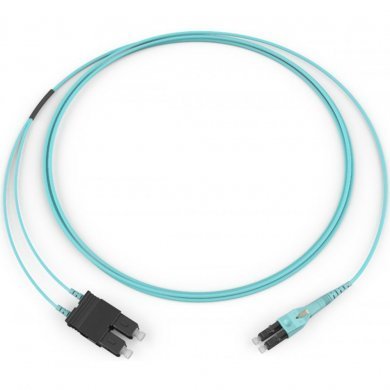 Corning cordão duplex OM4 SC-PC/LC-PC Uniboot 3.04m