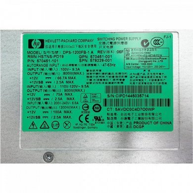 579229-001 Fonte redundante HP 1200W para servidores Proliant