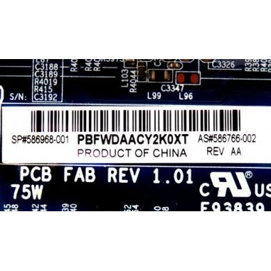 586968-001 HP Z400 systemboard motherboard intel lga1366