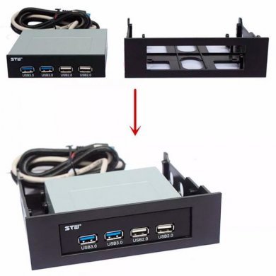 Adaptador de Baia 5.25 para 3.5 Pol.