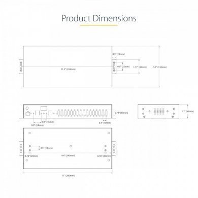 Hub USB STarTech 16 Portas USB 3.0 5 Gbps