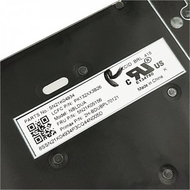 Teclado Lenovo Thinkpad P16V original com backlight