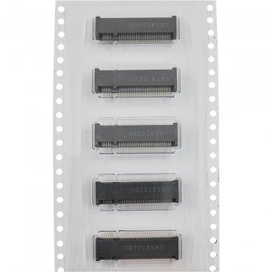 5X-SP07001QD00 5x Conector SSD M.2 NGFF B-Key 5+6 H=2.7 GF 67 pinos
