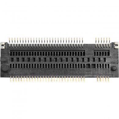 5X-SP07001QD00 5x Conector SSD M.2 NGFF B-Key 5+6 H=2.7 GF 67 pinos