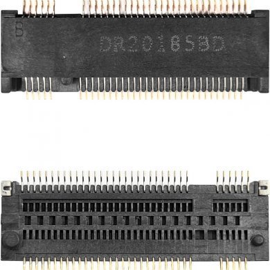 5X-SP07001QD00 5x Conector SSD M.2 NGFF B-Key 5+6 H=2.7 GF 67 pinos