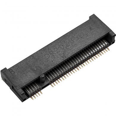 5X-SP07001QD00 5x Conector SSD M.2 NGFF B-Key 5+6 H=2.7 GF 67 pinos