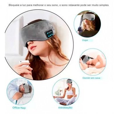 601 Tapa ohos com fones de ouvido embutidos bluetooth