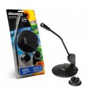 Maxprint Microfone de Mesa com pedestal Plug Estereo 