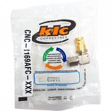 60318 5x KLC conector IEC 169-13 1.6/5.6 femea angular