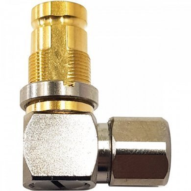 60318 5x KLC conector IEC 169-13 1.6/5.6 femea angular