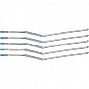 5 cabo Flat FFC 10 vias 233x5.5mm pitch 0.3 reverso utilizado em Notebook Asus (Kit com 5 unidades)