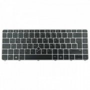 HP teclado para notebook EliteBook 840 G3 745 G3 com retroiluminação layout portugues