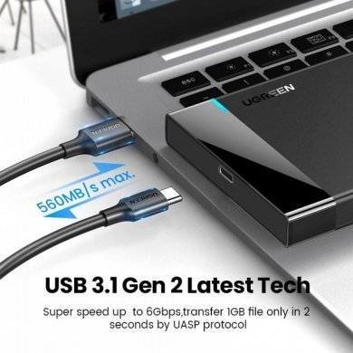 60735 Ugreen Case Externo HD 2.5 SATA 3 conector USB