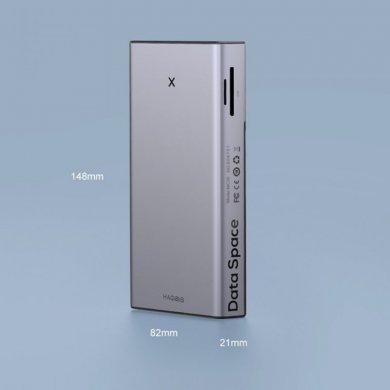 607468-MC30PRO Hagibis Case HD/SSD Externo com Hub USB Tipo C