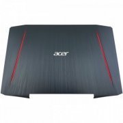 Tampa cover original Acer Aspire VX15 VX5-591 serie cor preto estriado com detalhes em vermelho