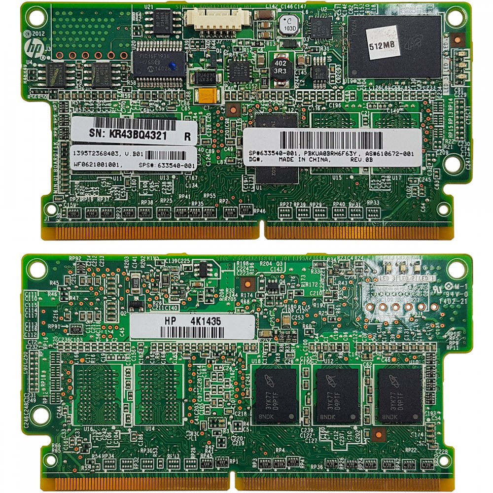 633540-001 HPE modulo cache 512MB Smart Array P420 e P421