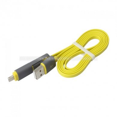 642184 Cabo Micro USB 2 em 1 Samsung e Iphone