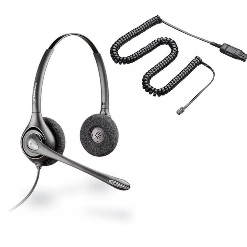 64339-31 Plantronics Headset SupraPlus HW261N Biauricular