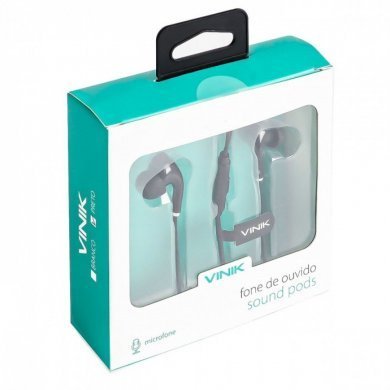 65464 Vinik Fone de Ouvido Sound Pods com Microfone P3