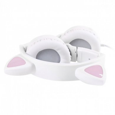 65467 Vinik Headset KITTY EAR com Orelhas de Gato Branco