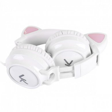 65467 Vinik Headset KITTY EAR com Orelhas de Gato Branco