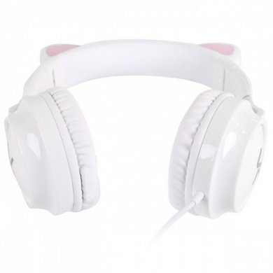 65467 Vinik Headset KITTY EAR com Orelhas de Gato Branco