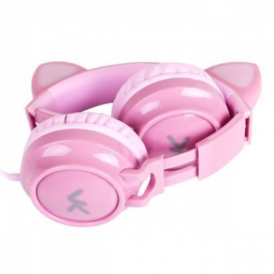 65468 Vinik Headset KITTY EAR com Orelhas de Gato Rosa